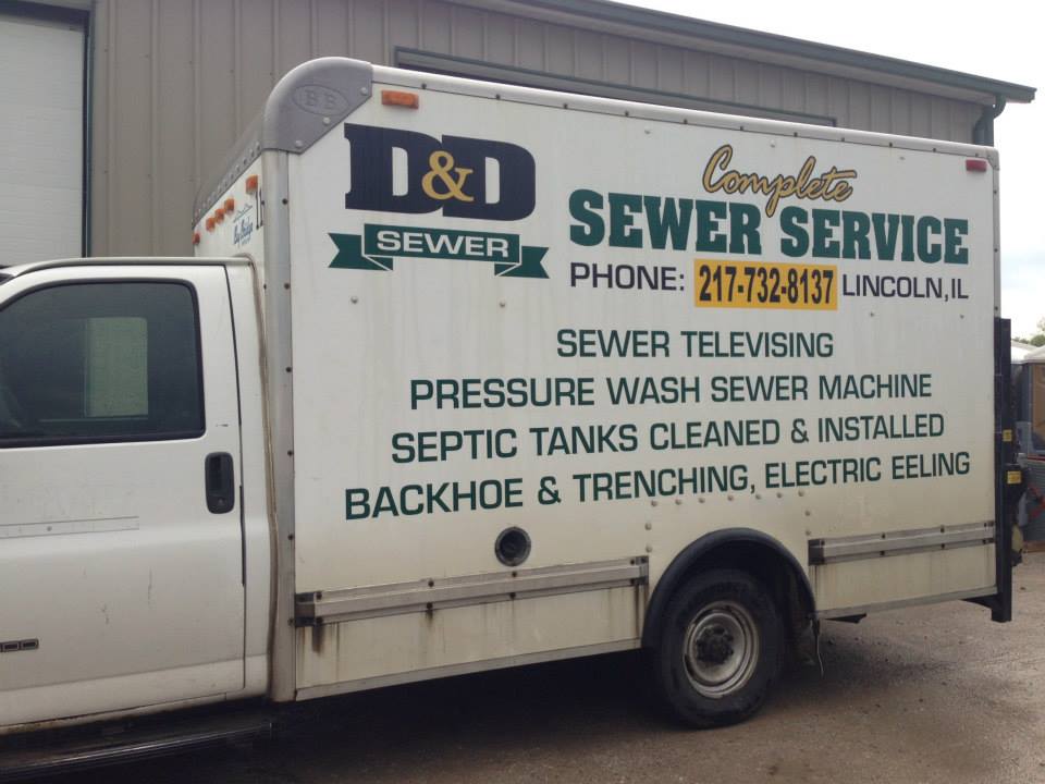 D&D Sewer company vehicle